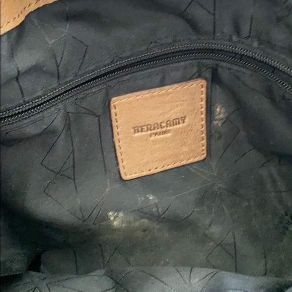 Beracamy Paris Brown Leather Tote - Picture 5 of 8